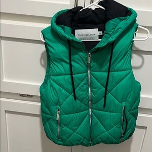 Calvin Klein Jeans Quilted Green Vest